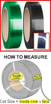 1/2" x .028 800# (16x6) Signode Comparable Polyester Strap 6500 Feet GREEN - Image 2