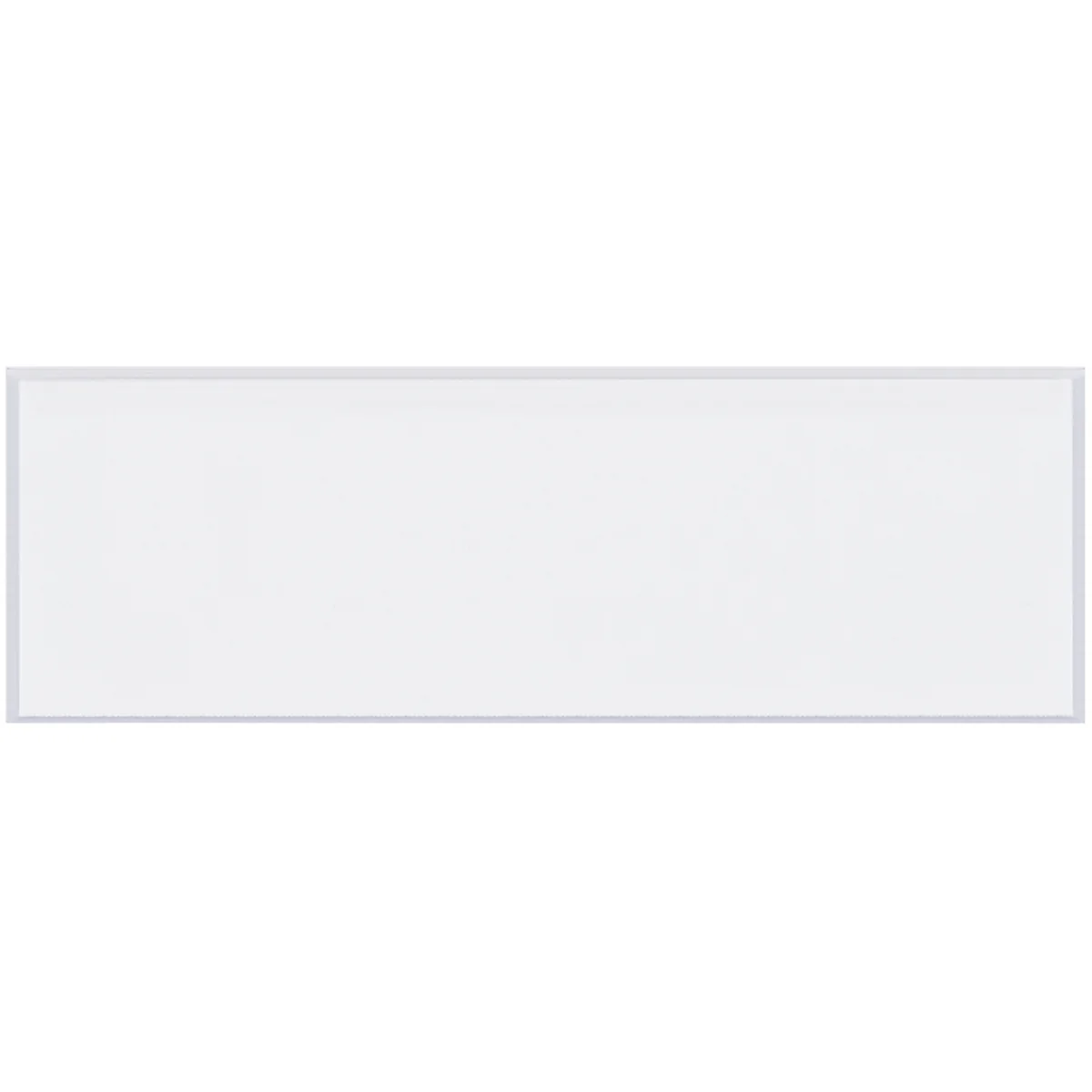 1 x 3 Open-Edge Plastic Label Holders 50/Case
