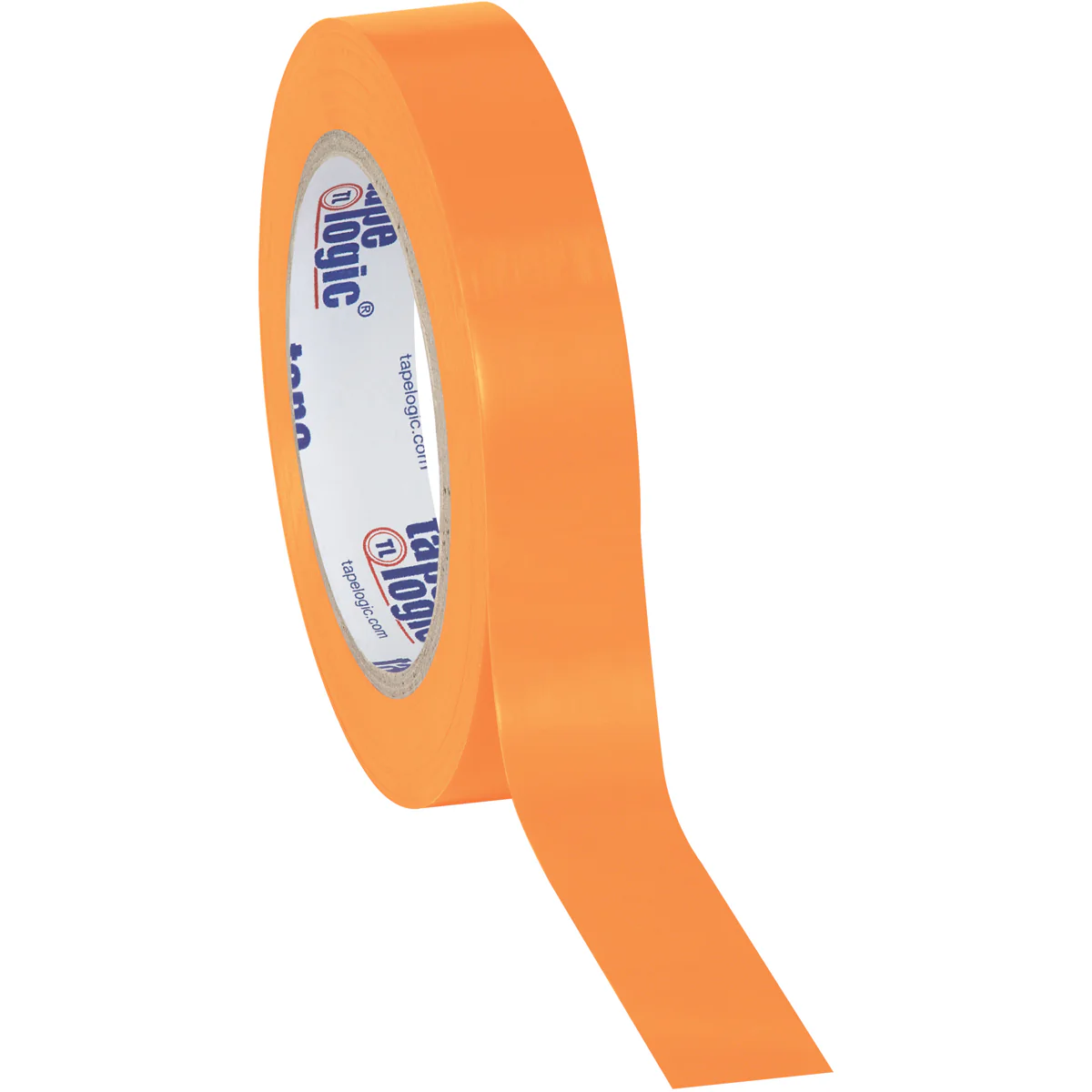 1" x 36 yds. Orange Solid Vinyl Safety Tape 48/Case