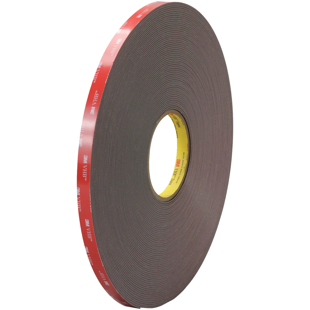 1" x 5 yds. Black 3M 4919F VHB Tape