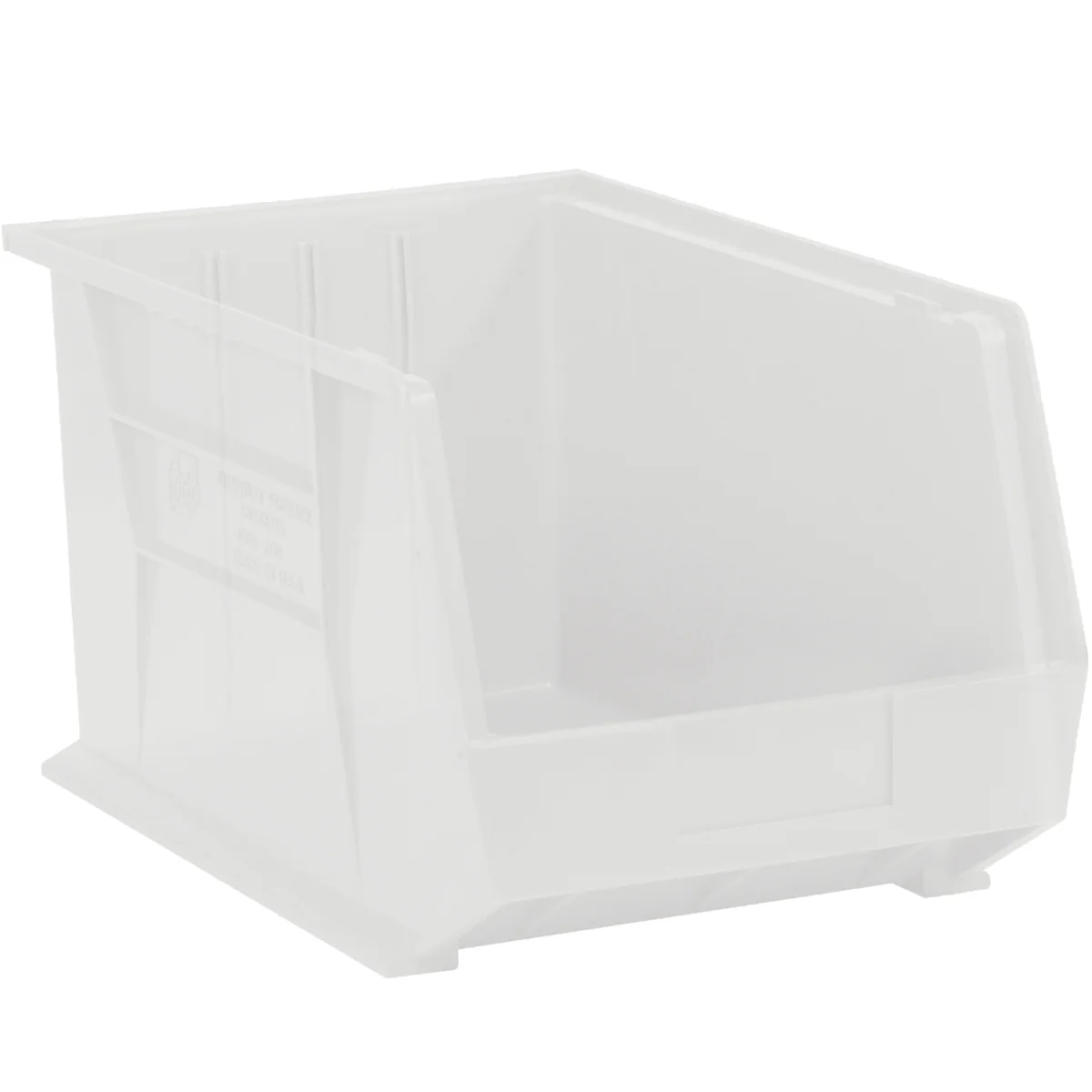 10 3/4 x 8 1/4 x 7 Clear Plastic Bin Boxes 6/Case