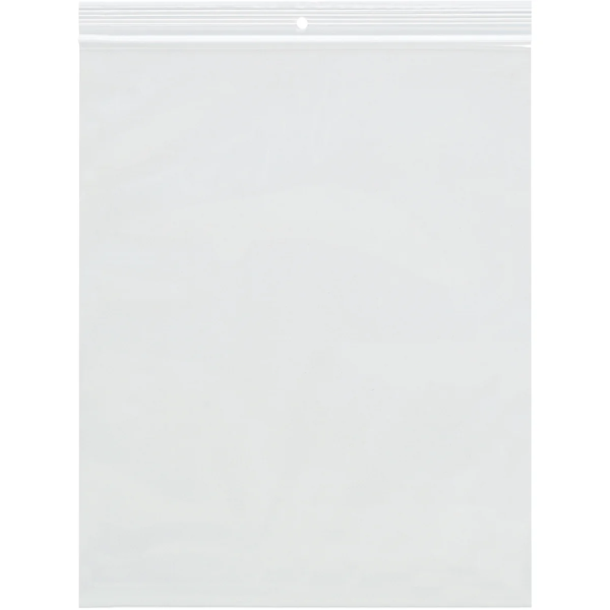 10 x 12 (2 mil) Reclosable Poly Bags With Hang Hole 1000/Case