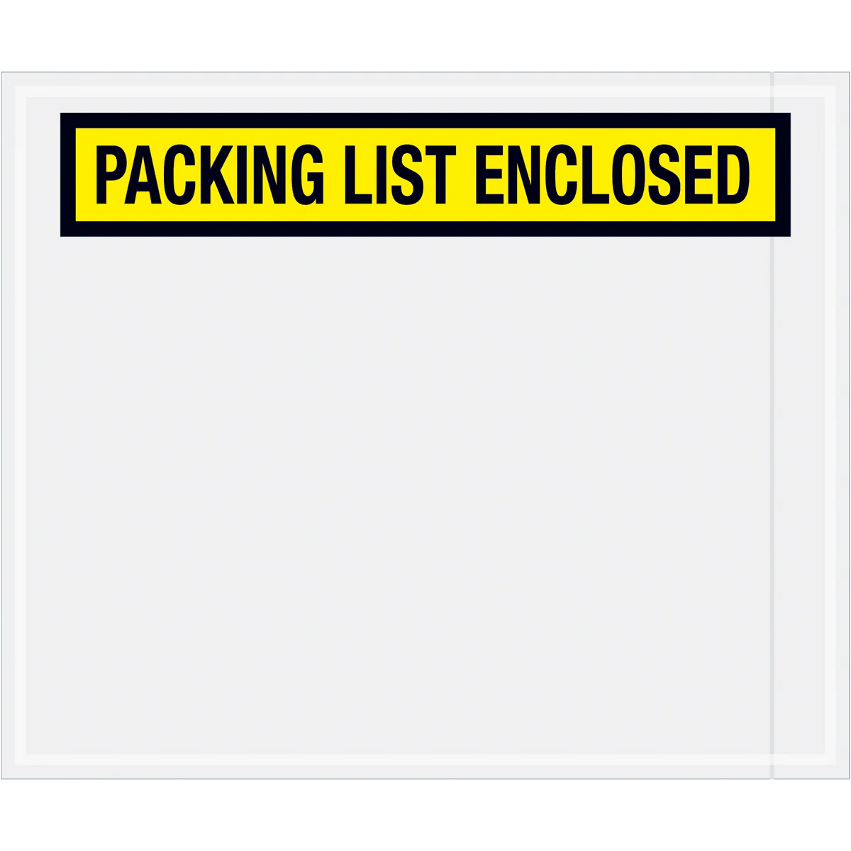 10 x 12 Packing List Envelopes (Panel Face) - YELLOW 500/Case