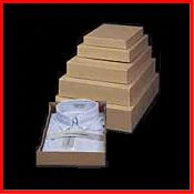 11 1/2 x 8 1/2 x 1 5/8 Brown Kraft Apparel Box 100/Case - Image 2