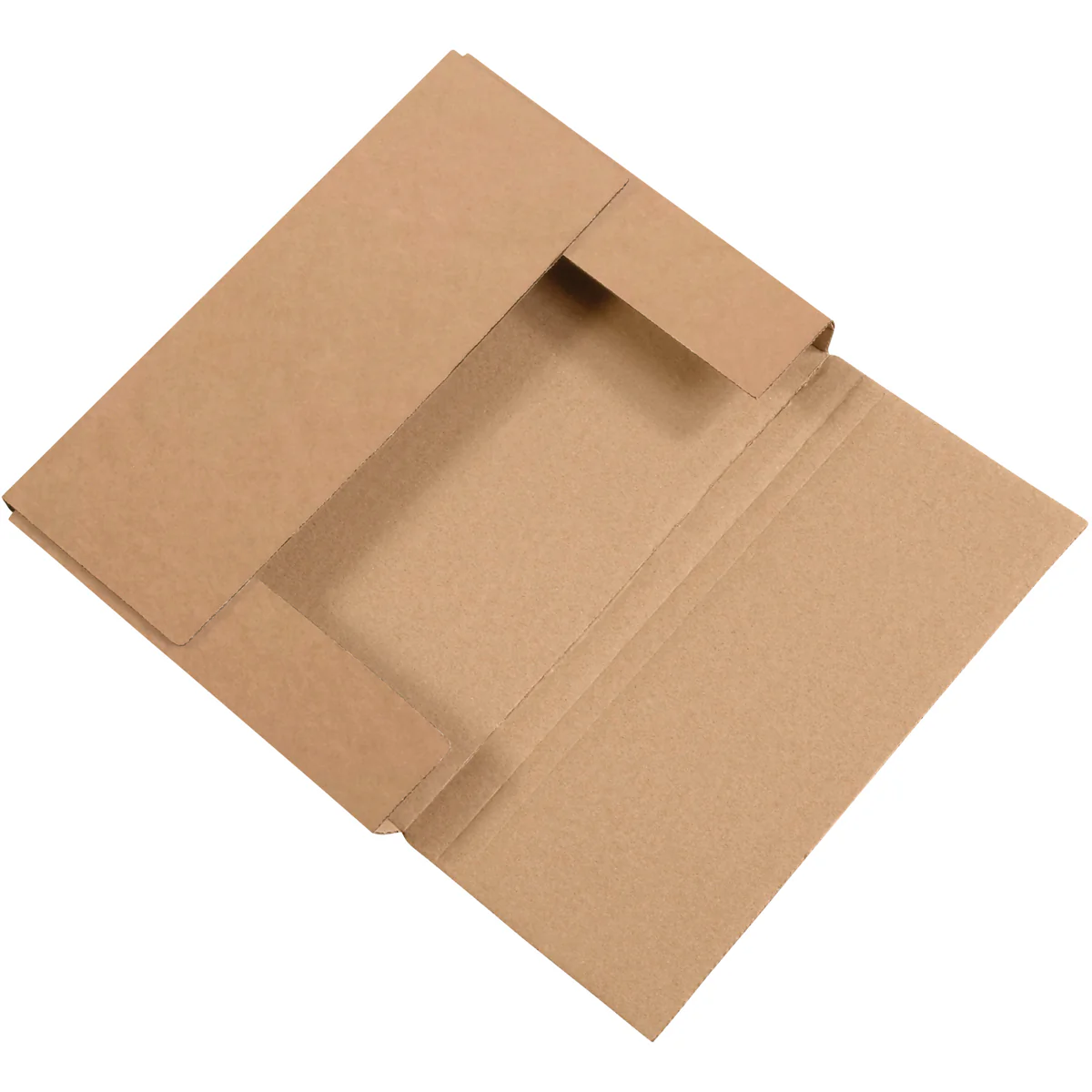 11 1/8 x 8 5/8 x 1 Kraft Easy-Fold Mailers 50/Bundle