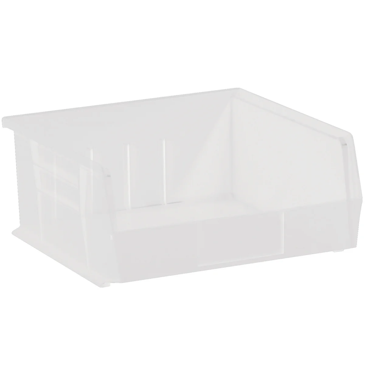 11 x 10 7/8 x 5 Clear Plastic Bin Boxes 6/Case
