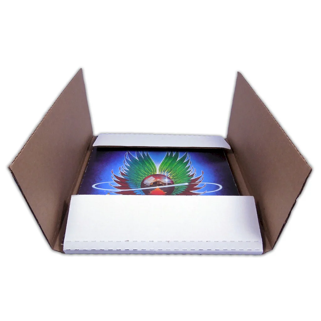 12 1/2 x 12 1/2 x 1/2, 1 Premium White Multi-Depth LP / Record Album Mailer 50/Case - Image 2