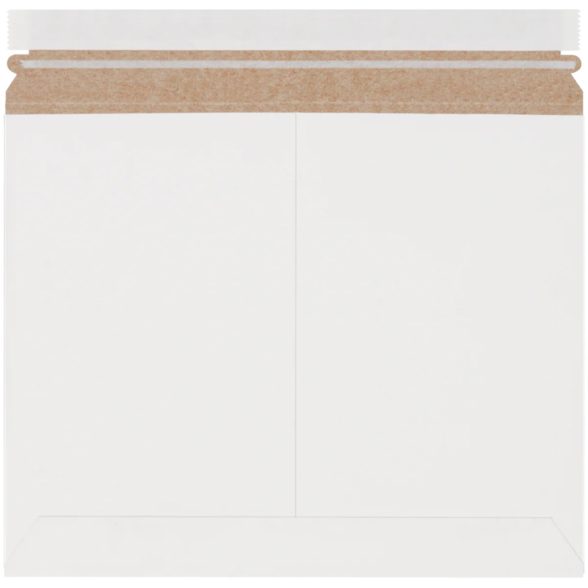 12 1/4 x 9 3/4 Self-Seal White Rigid Mailer 100/Case
