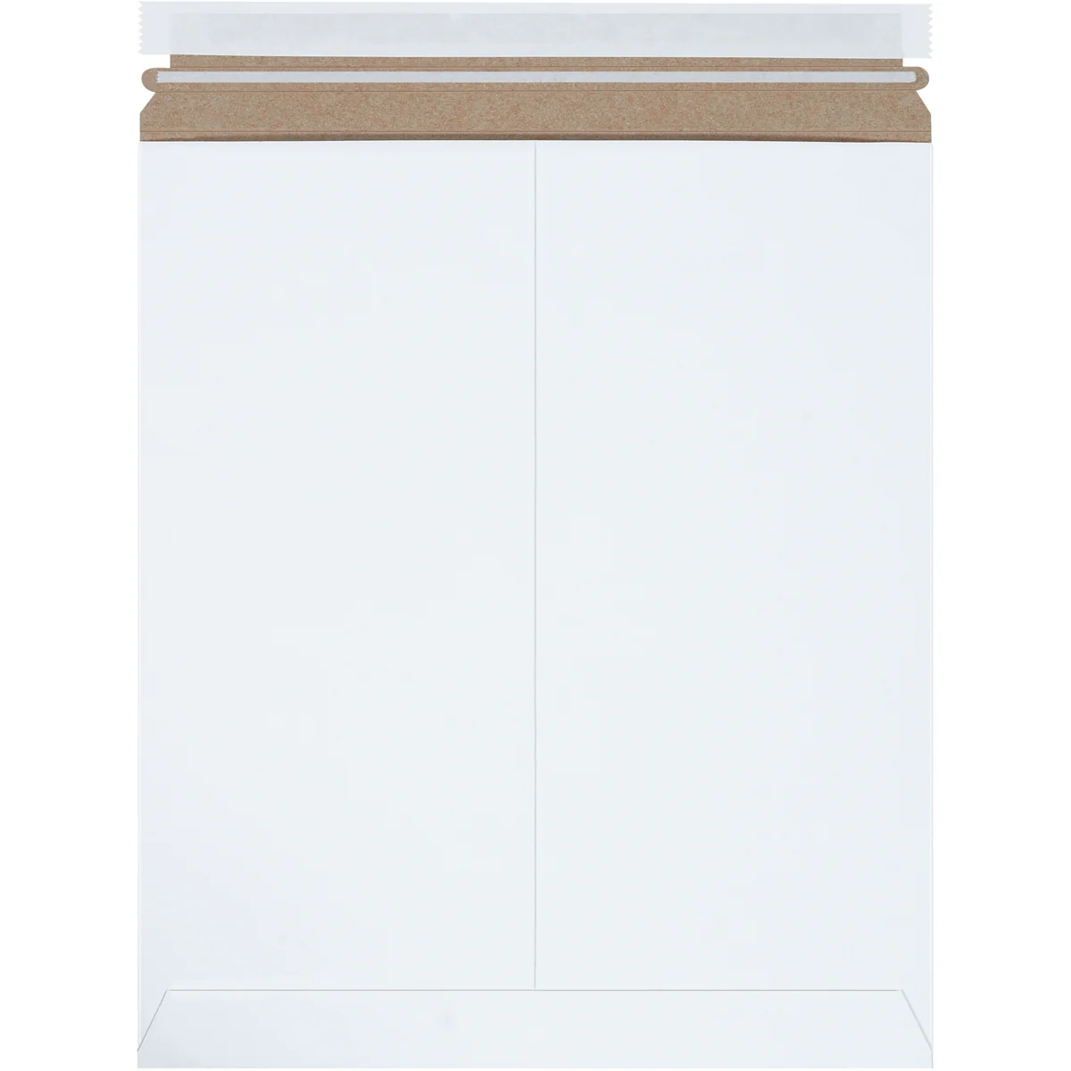 12 3/4 x 15 Self-Seal White Rigid Mailer 100/Case