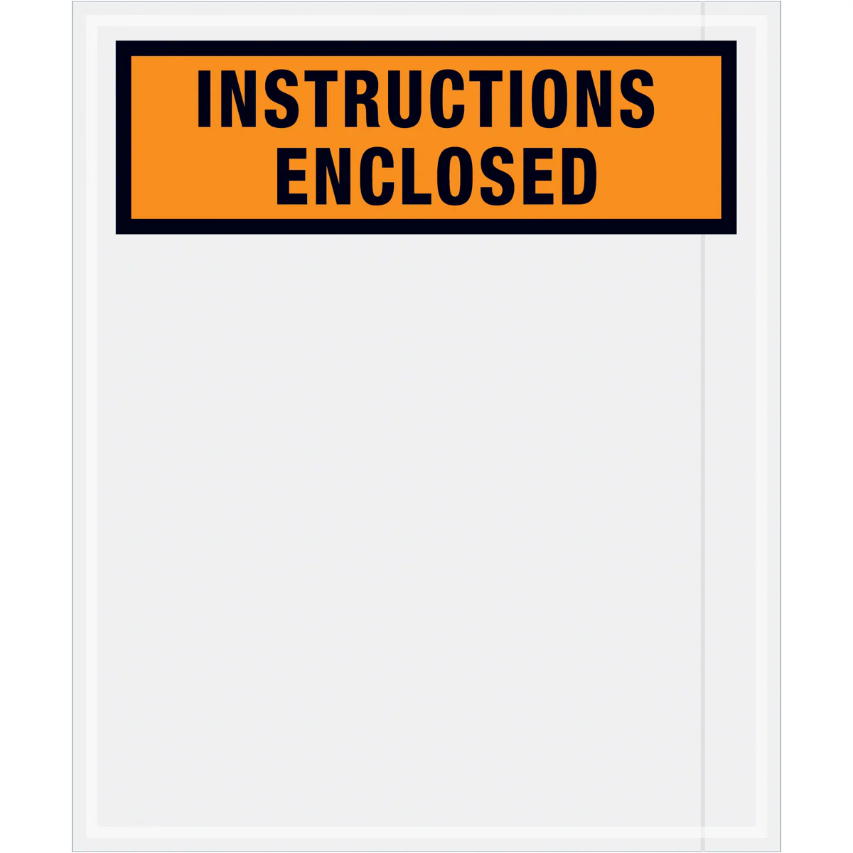 12 x 10 Orange Instructions Enclosed Envelopes 500/Case