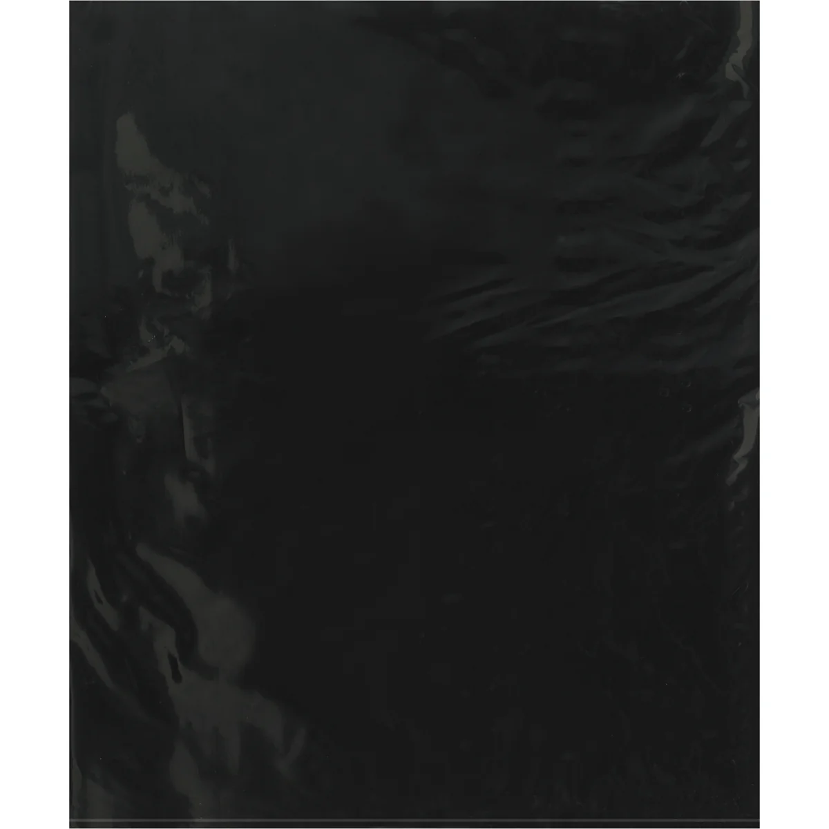 12 x 15 - 2 Mil Black Flat Poly Bags 1000/Case