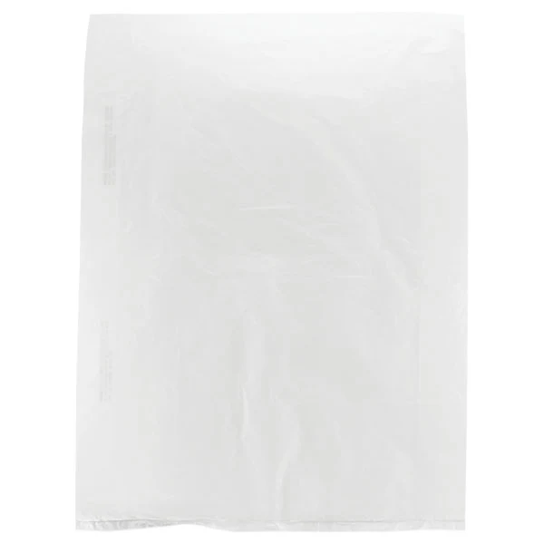 12 x 15 White Hi-Density Flat Merchandise Bags (.60 mil thickness) 1000/Case