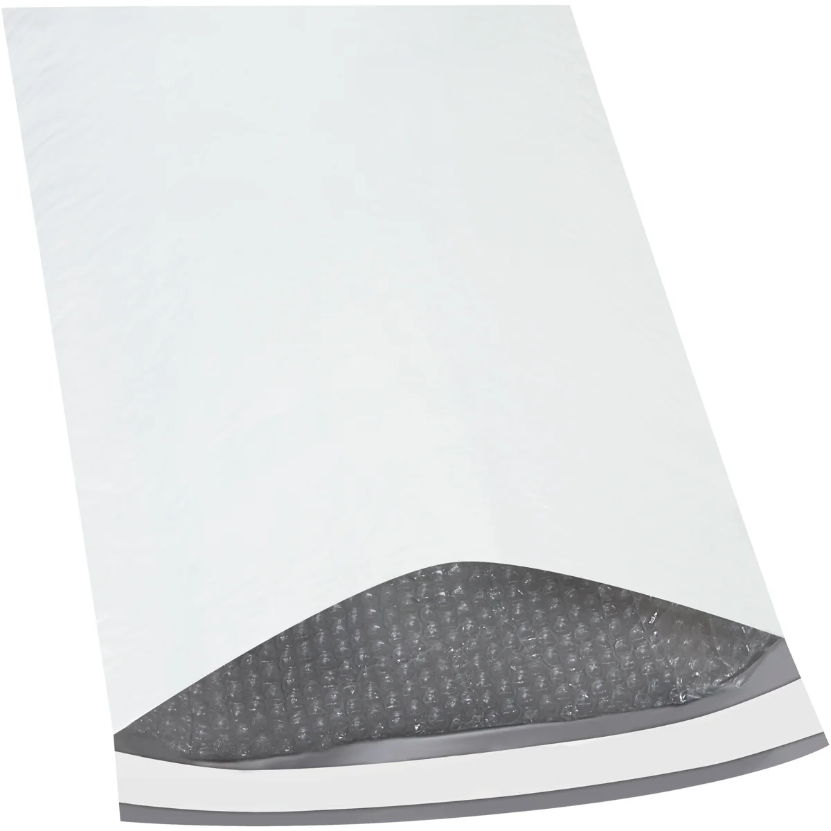 14 1/4 x 20 - #7 Self-Seal White Poly Bubble Mailers - 25/Case