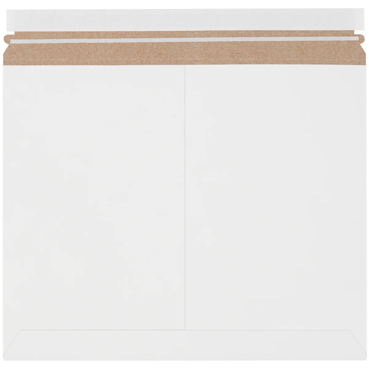 14 7/8 x 11 7/8 White Utility Grade Flat Mailers 200/Case