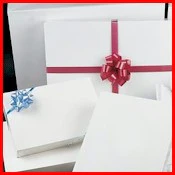 15 x 9 1/2 x 2 White Gloss Apparel Box 100/Case - Image 2