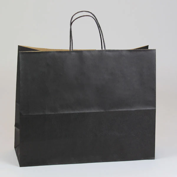 16 x 6 x 13 India Ink Shopping Bags w/ Handles 250/Case