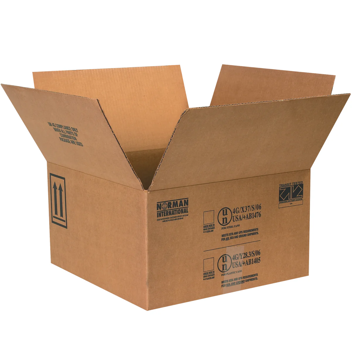 17 x 17 x 9 5/16 4 - 1 Gallon Paint Can Boxes 10/Bundle