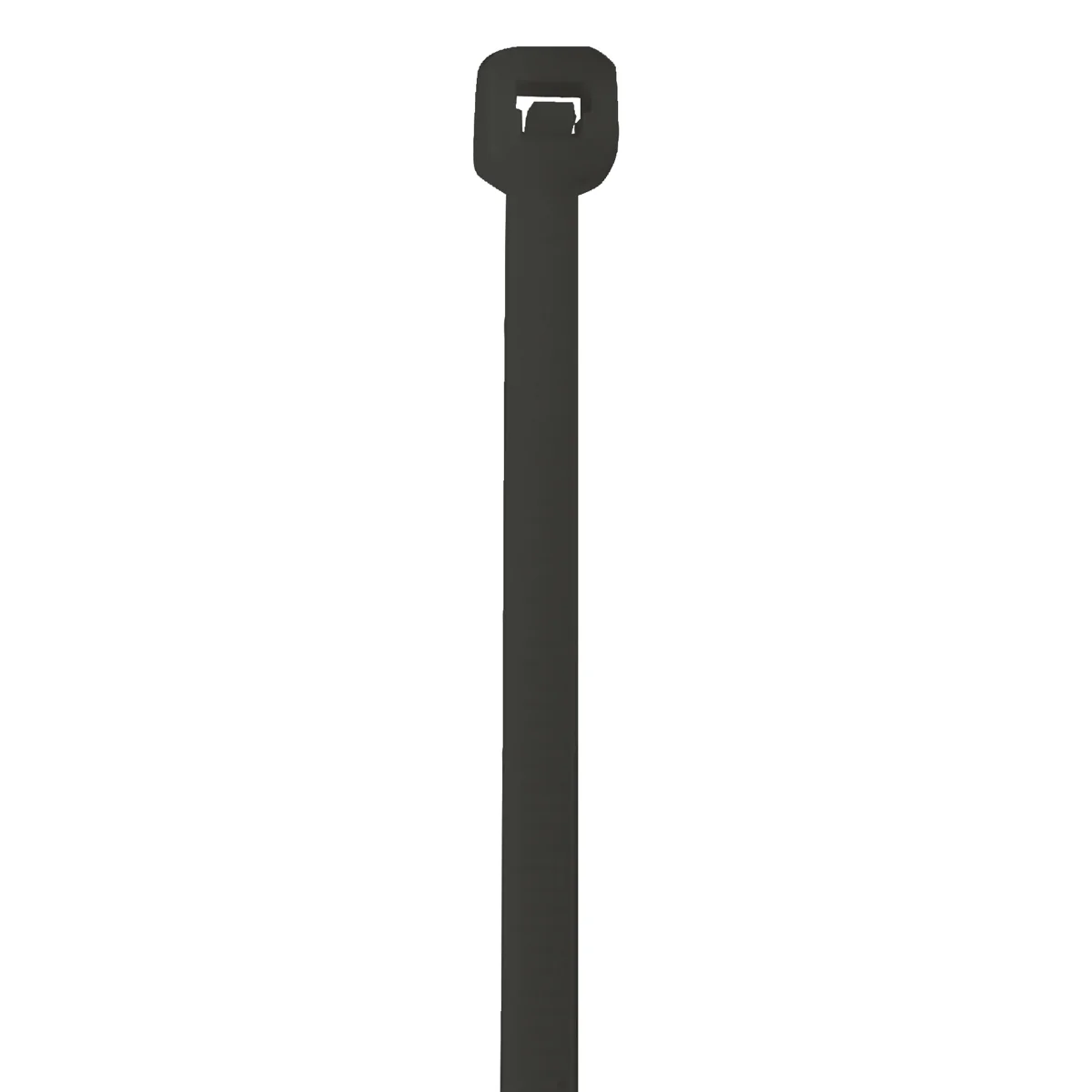 18" (50 lb Tensile) Black UV Cable Ties 500/Case