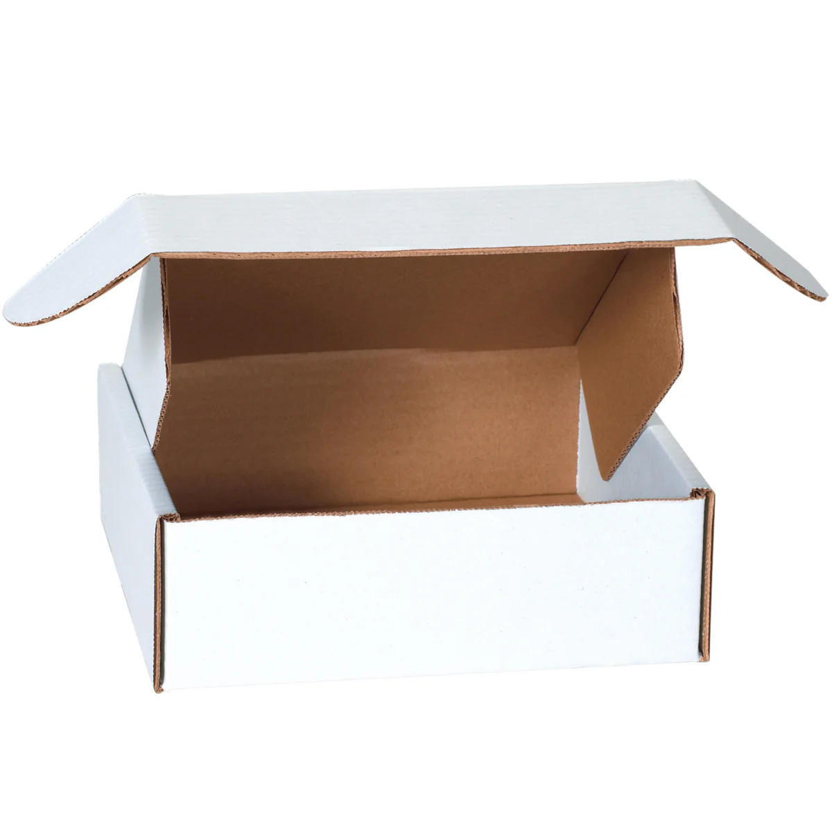 18 x 12 x 4 White Deluxe Literature Mailers 25/Bundle