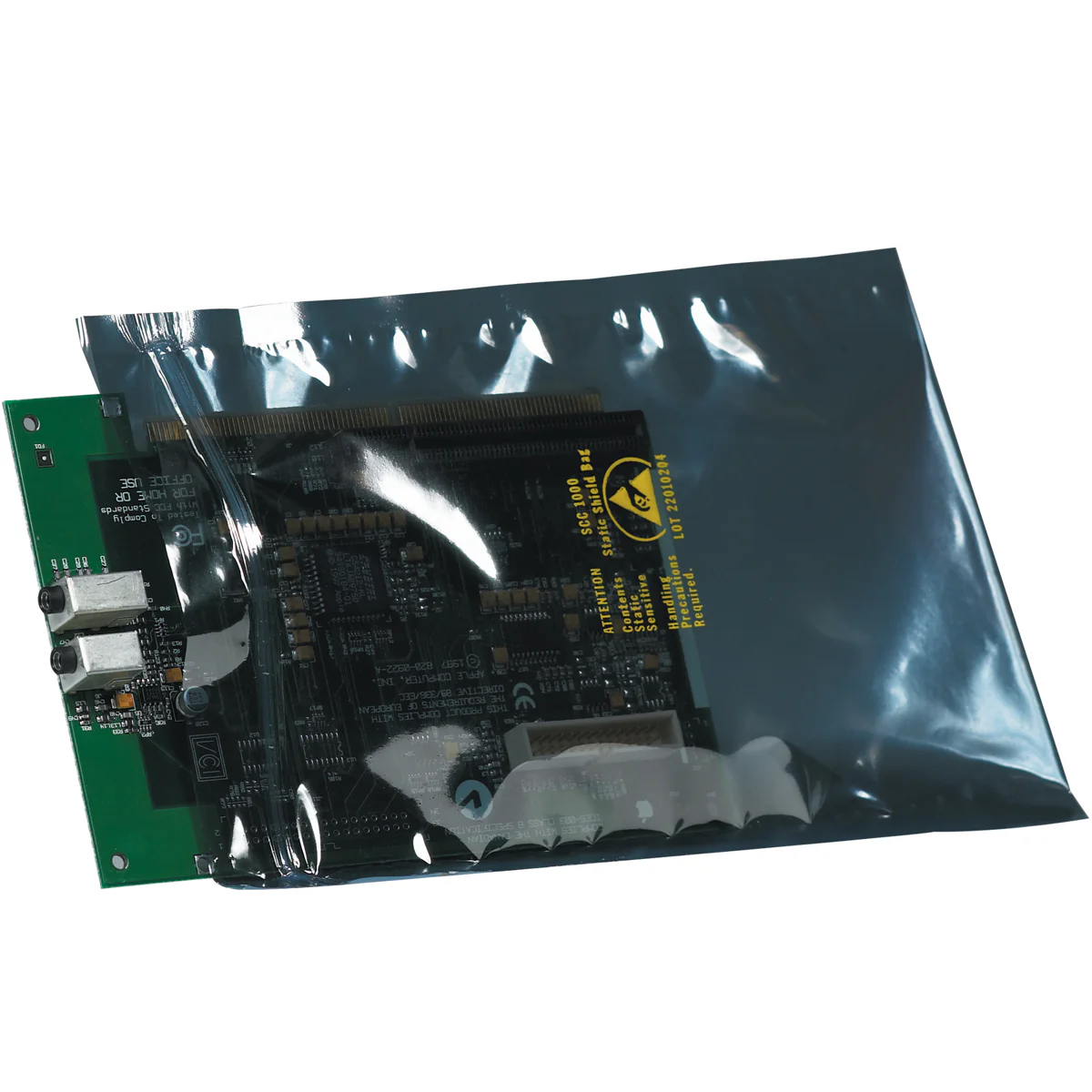 18 x 18 Reclosable Static Shielding Bags - Printed 100/Case