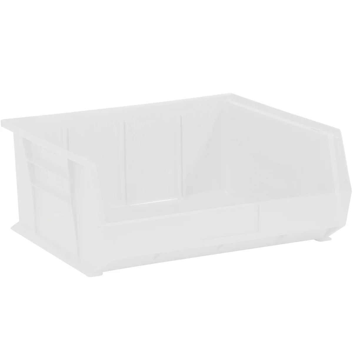 18 x 8 1/4 x 9 Clear Plastic Bin Boxes 6/Case