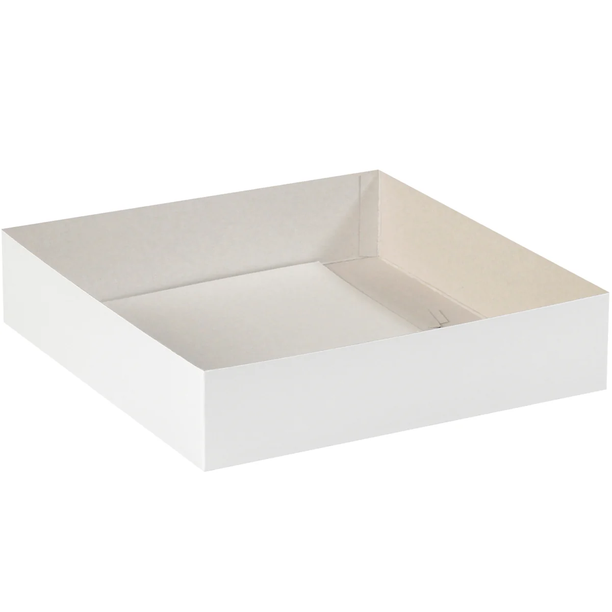 19 x 12 x 3 White Deluxe Gift Box Bottoms 50/Case