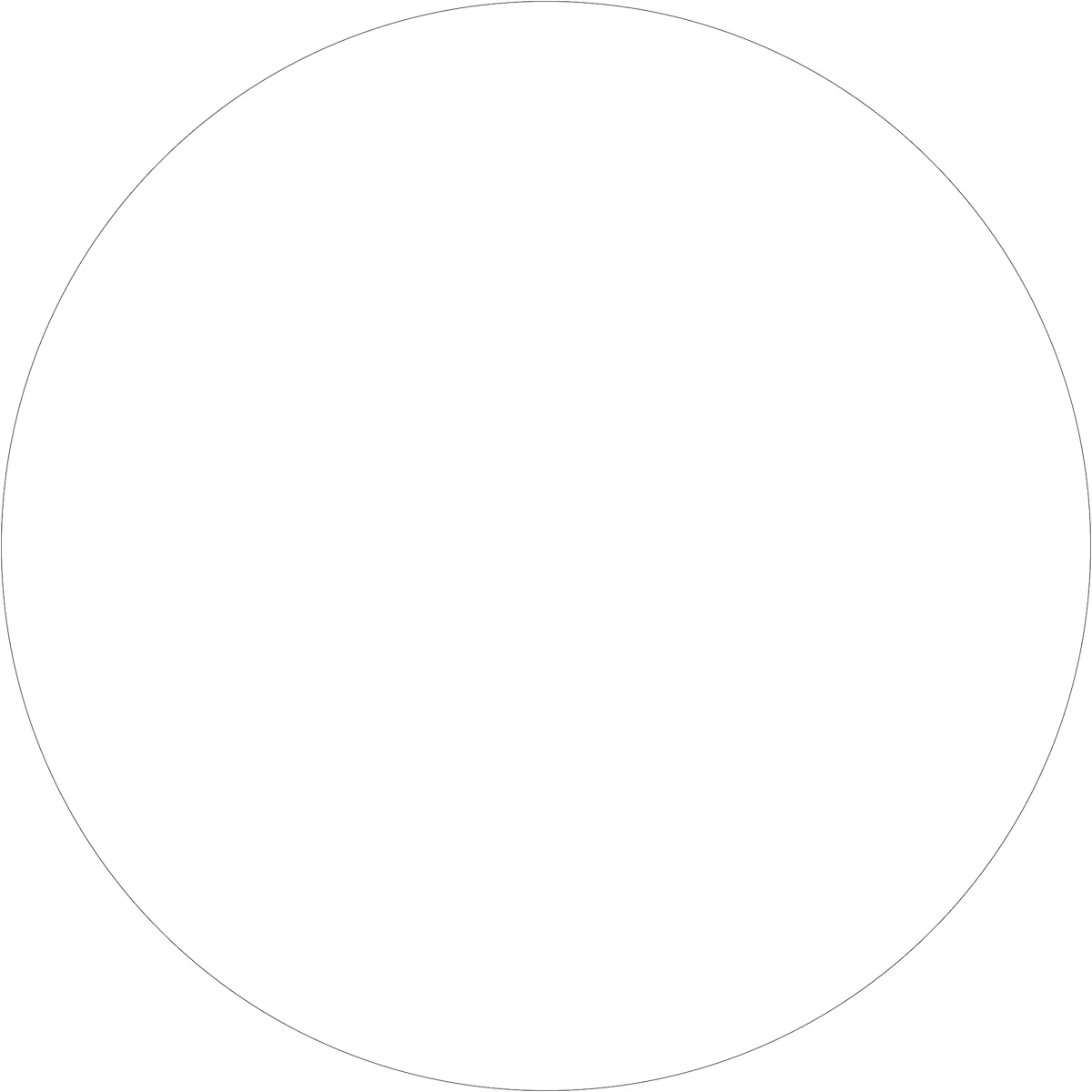 2" White Inventory Circle Labels 500/Roll
