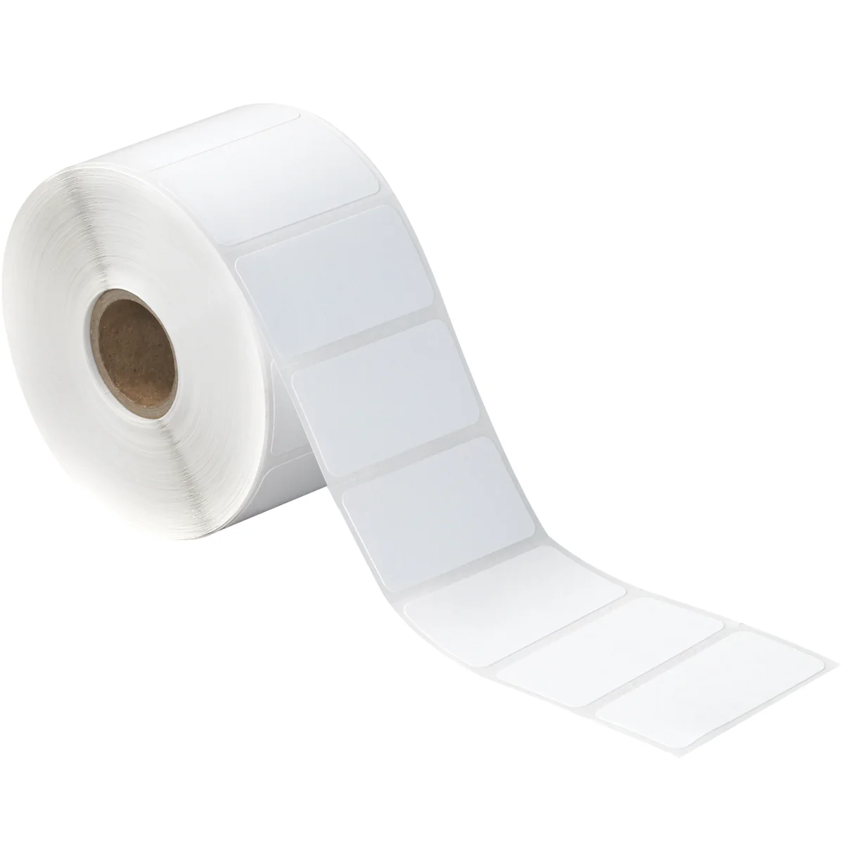 2 x 1" White Desktop Direct Thermal Labels 12/Case
