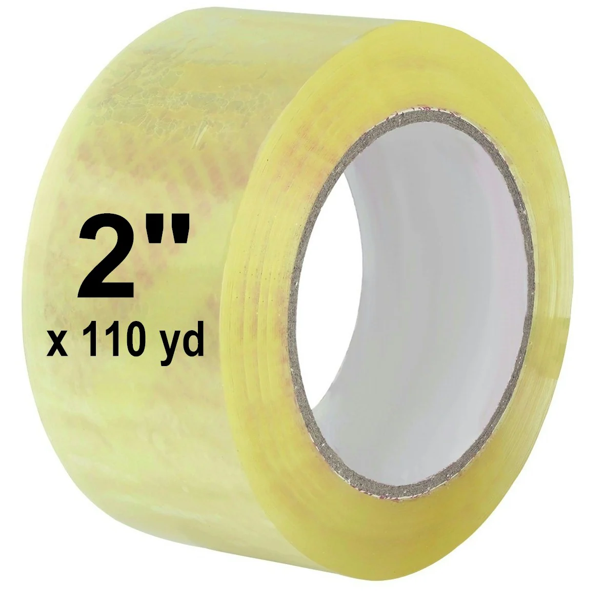 2" x 110 Yard Clear (2 mil) Packing Tape 36/Case - Image 3
