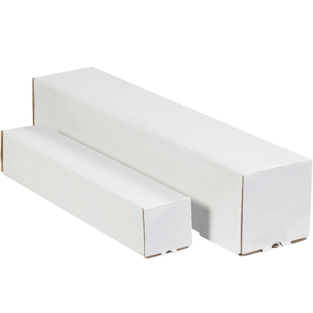 2 x 2 x 37 Square White Corrugated Mailing Tube 50/Bundle