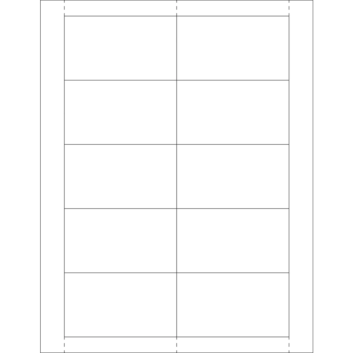 2 x 3 1/2 Vinyl Envelope Insert Cards 500/Case