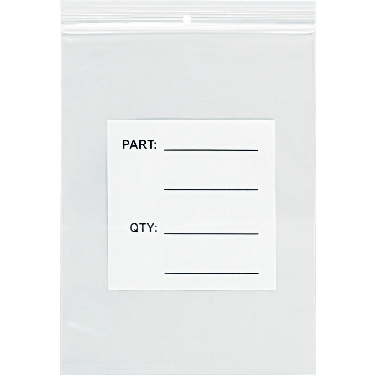 2 x 3 - 4 Mil Parts Bags w/ Hang Holes 1000/Case