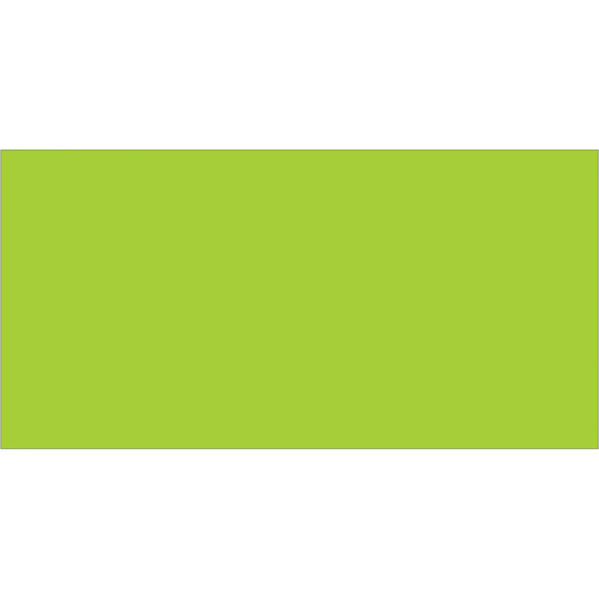 2 x 4" Fluorescent Green Inventory Rectangle Labels 500/Roll