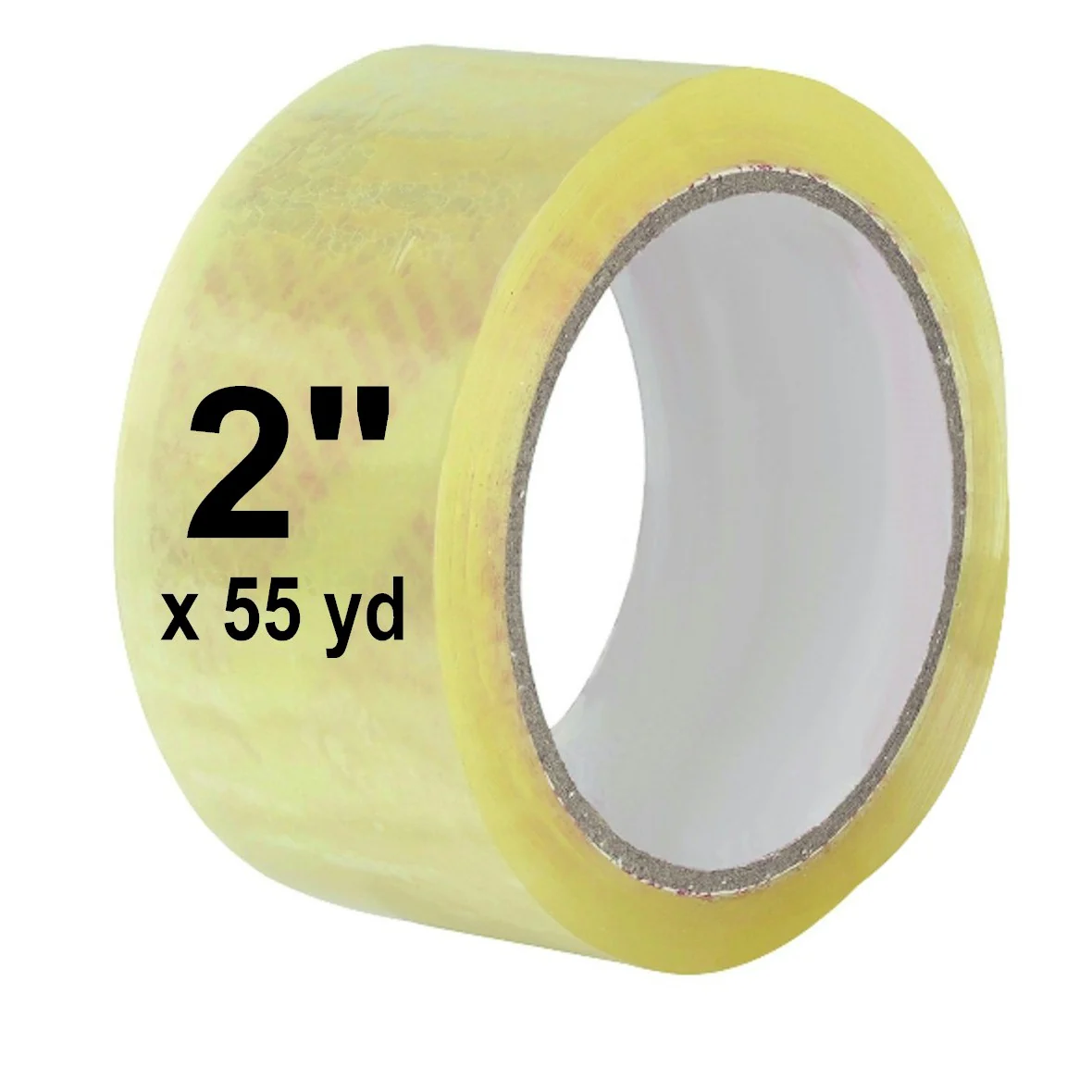 2" x 55 Yard Clear (1.7 mil) Packing Tape 36/Case - Image 3