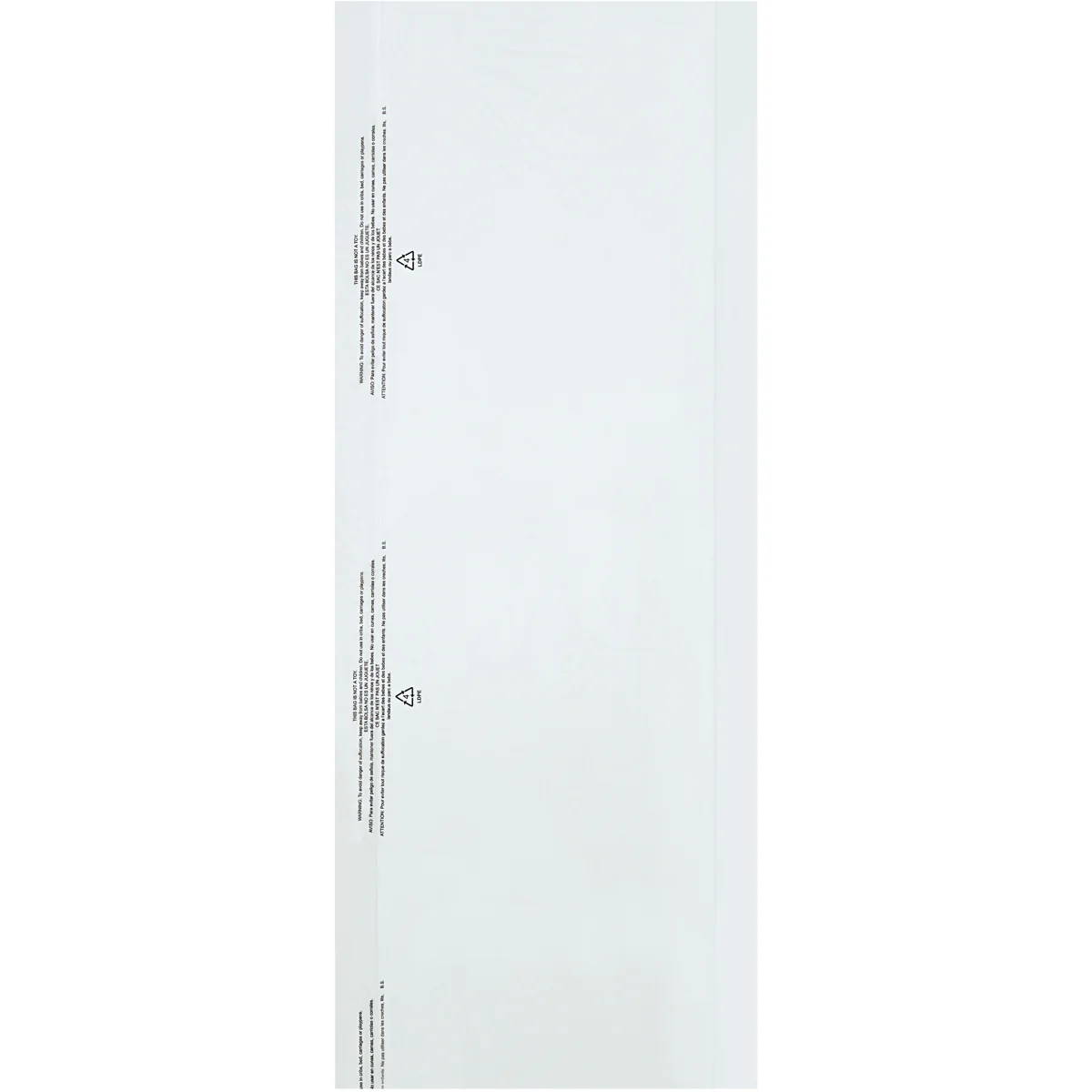 21 x 4 x 54 Clear Garment Bags (Recommended for Coats) 360/Roll