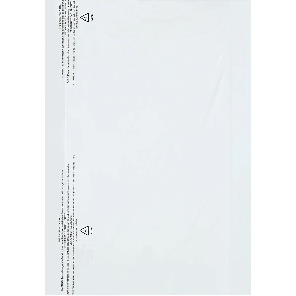 21 x 7 x 72 Clear Garment Bags