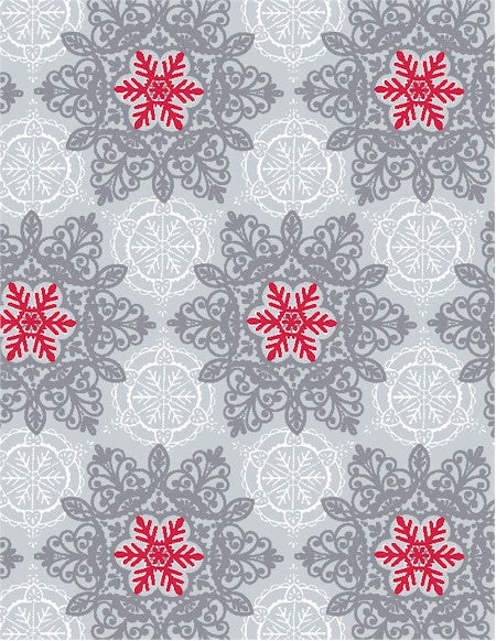 24" x 100 Feet Christmas Lace Cutter Box Gift Wrap
