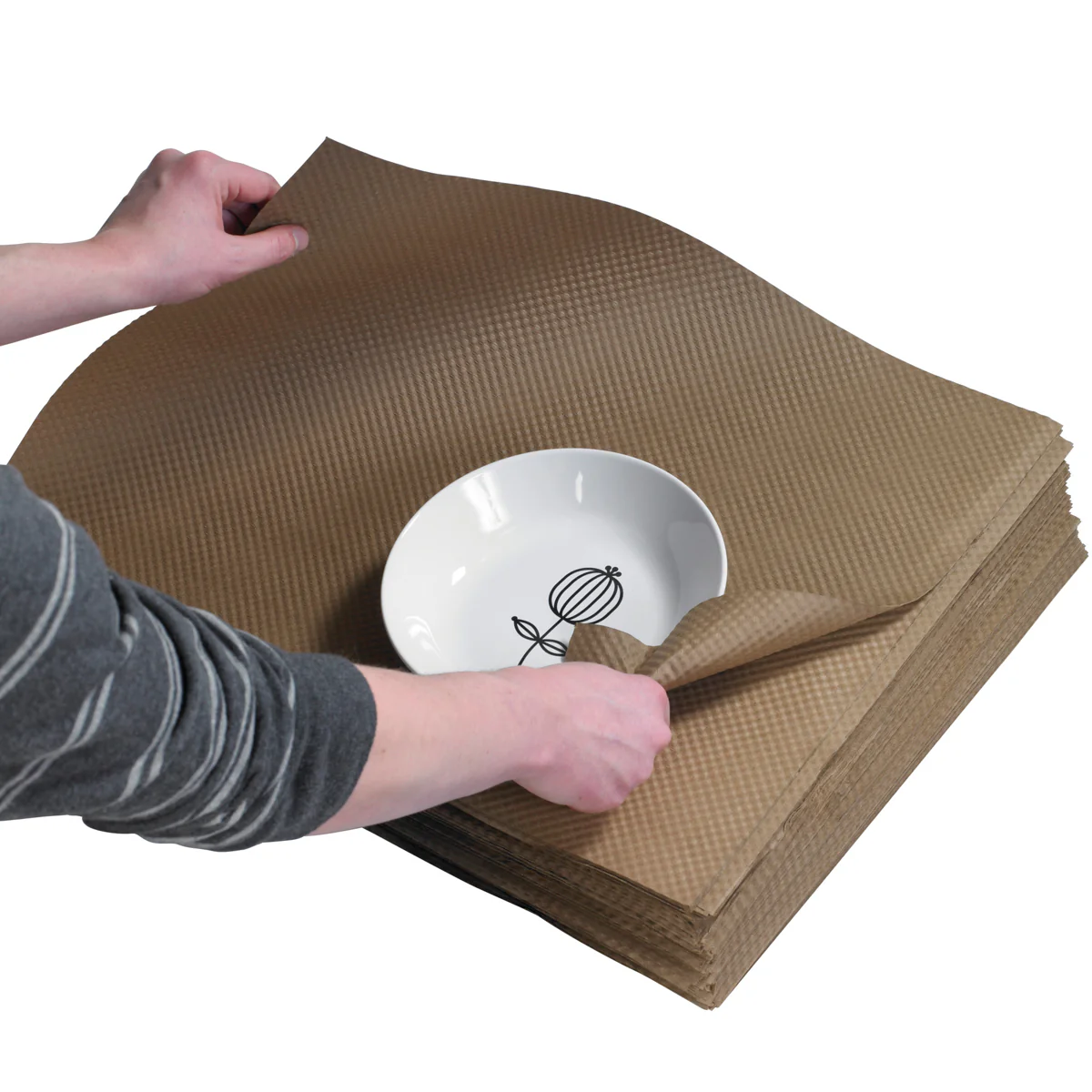 24 x 36 Indented Kraft Paper Sheets 210/Bundle
