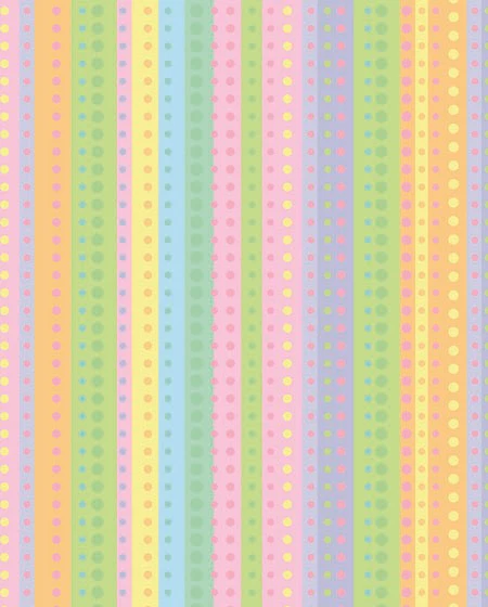 24" x 417 Feet Dotty Stripe Half Ream Gift Wrap