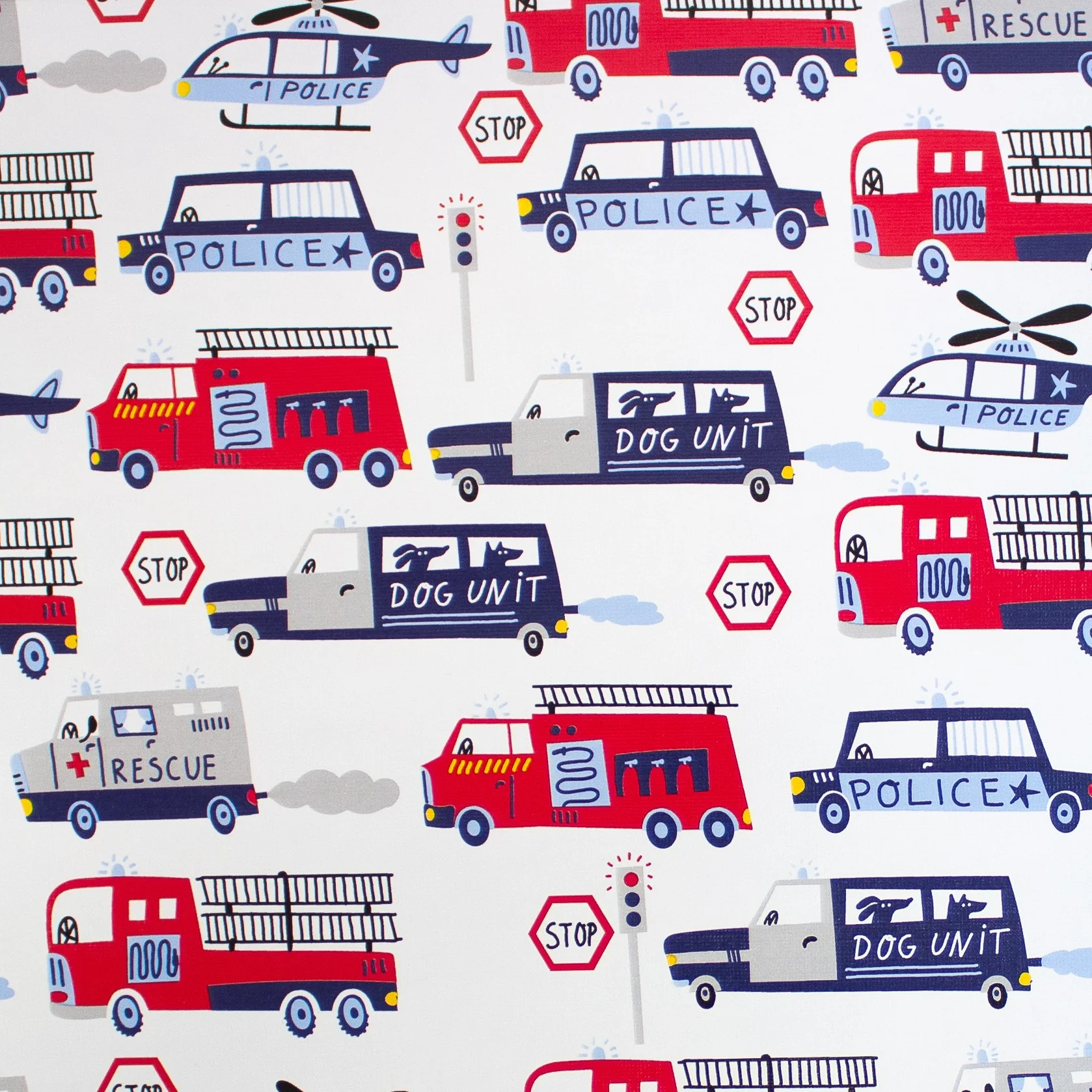 24" x 417 Feet First Responders Half Ream Gift Wrap