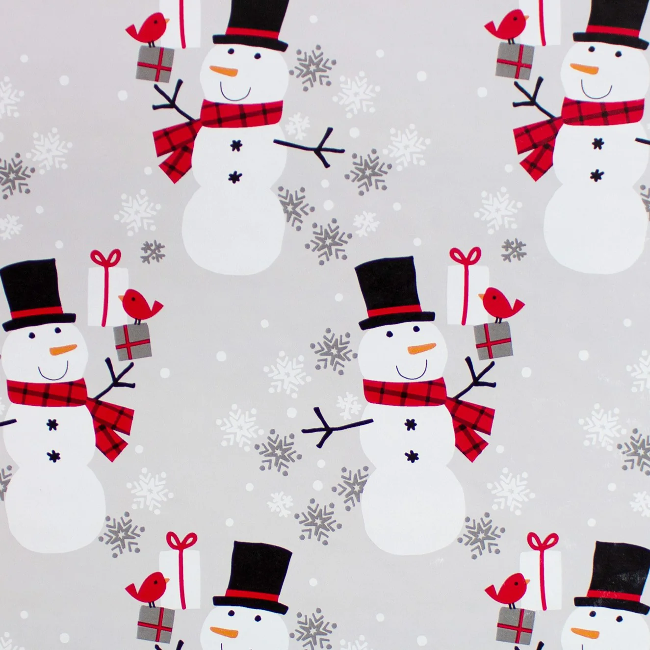 24" x 417 Feet Frosty Flakes Half Ream Gift Wrap