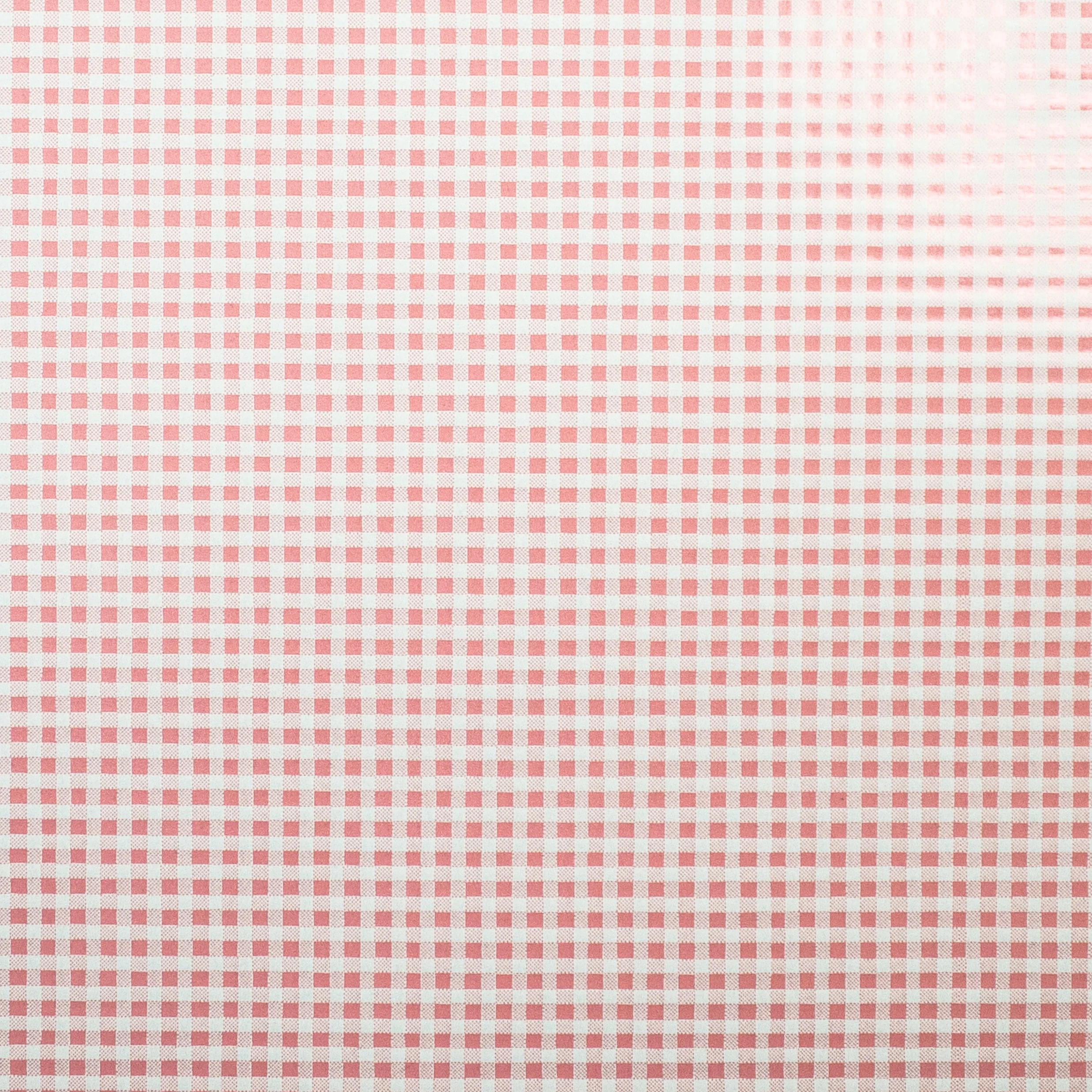 24" x 417 Feet Pink and Blue Gingham Half Ream Gift Wrap