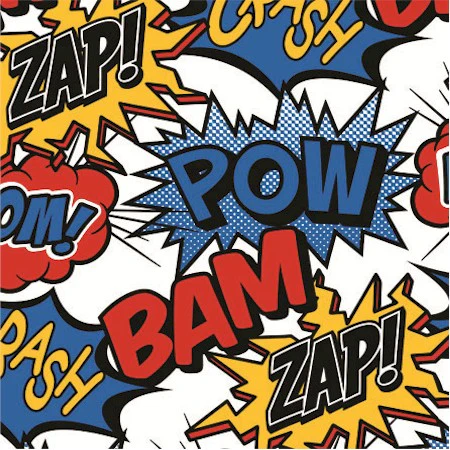 24" x 417 Feet/Roll Superhero Half Ream Gift Wrap