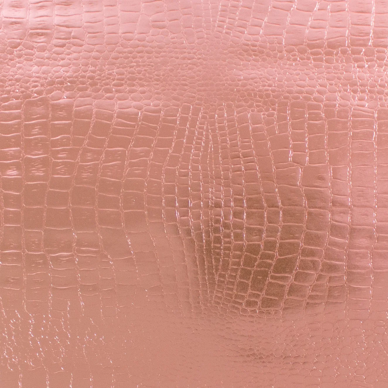 24" x 417 Feet Rose Gold Emb Gator Half Ream Gift Wrap