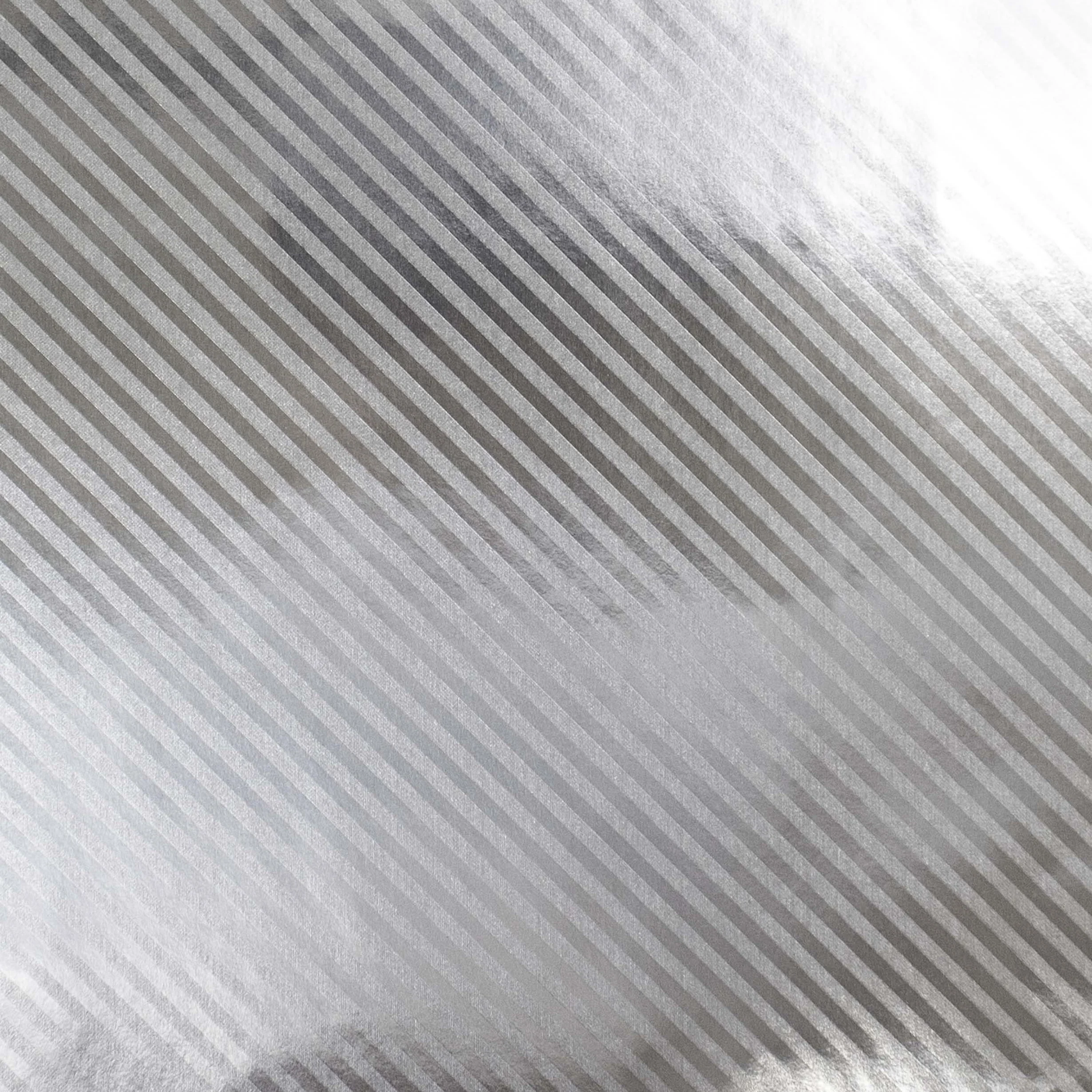 24" x 417 Feet Silver Diagonal Stripe Half Ream Gift Wrap