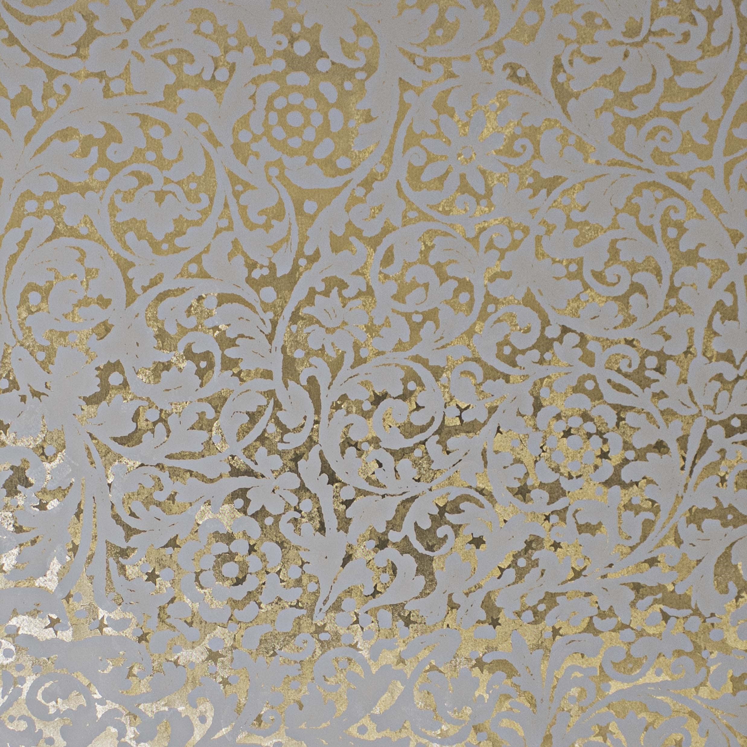 24" x 417 Feet Wedding Floral Half Ream Gift Wrap