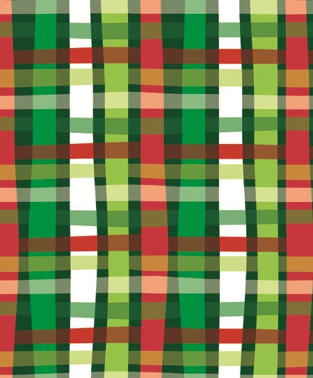 24" x 833 Feet Christmas Weave Full Ream Gift Wrap
