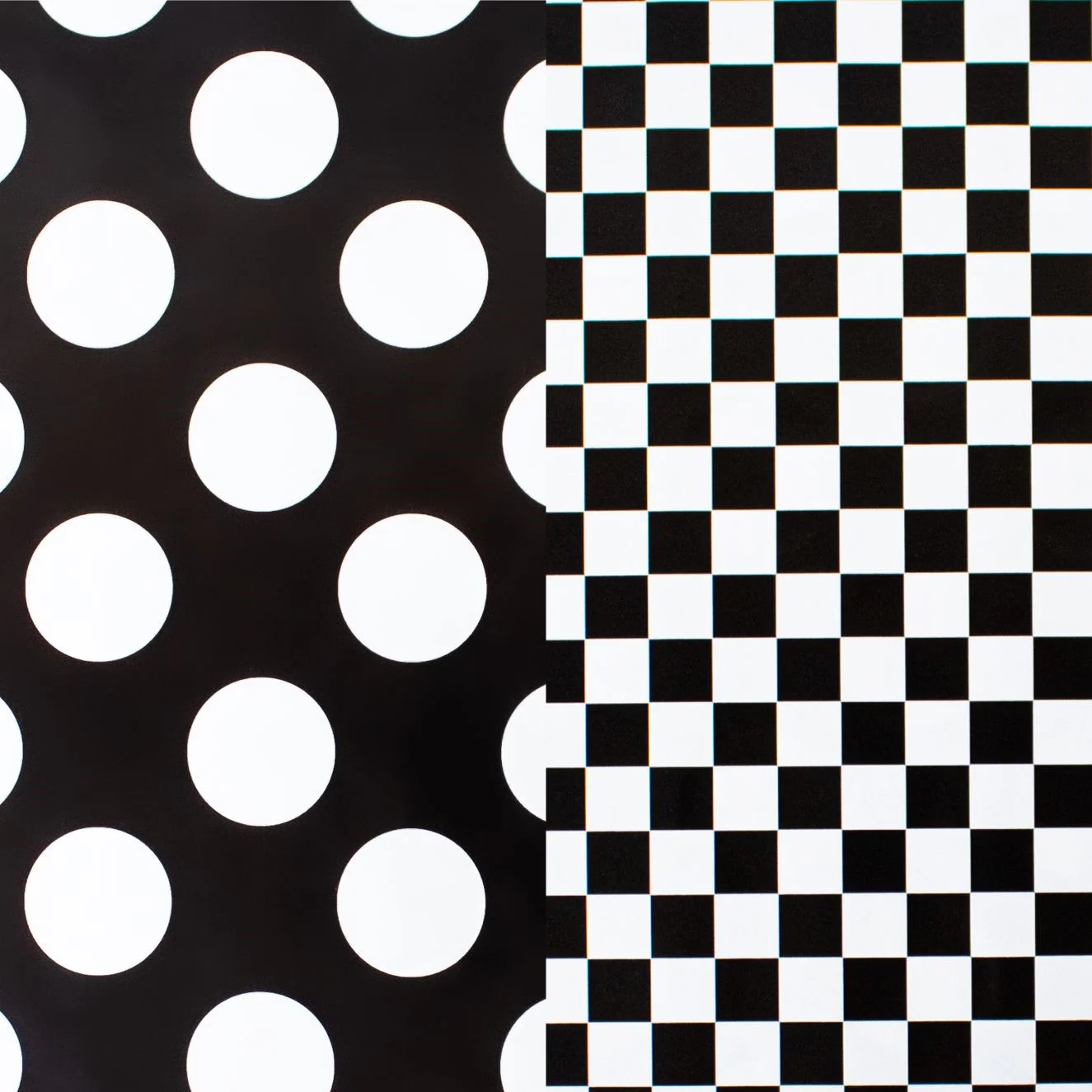 24" x 833 Feet Dots & Checks Rev. Full Ream Gift Wrap - Image 3