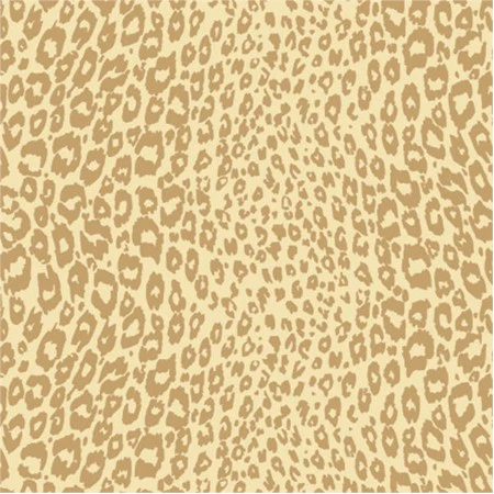 24" x 833 Feet Golden Cheetah Full Ream Gift Wrap