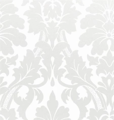 24" x 833 Feet Gothic Flourish Pearl White Full Ream Gift Wrap